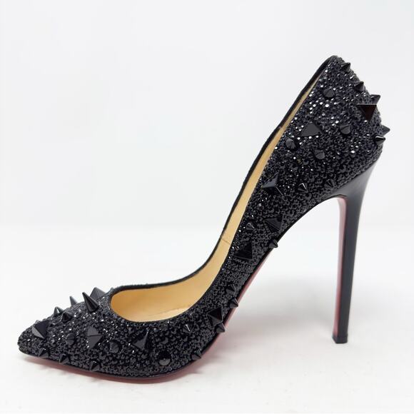Christian Louboutin Pigalili Pot Pourri Strass Pumps Heels 37.5 - Picture 6 of 11
